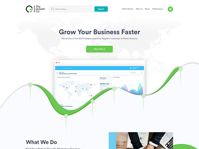 Growth Co design esolzwebdesign growth co illustration professional ui web design