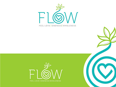 Flow branding design esolzlogodesign flow icon illustration logo love oneness professional wholeness