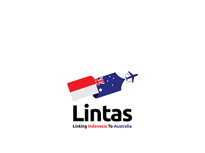 Lintas airplane australia branding esolzlogodesign icon illustration indonesia lintas logo logo deisgn professional