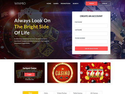 Winmio corporate esolzwebdesign illustration professional ui web design websites winmio