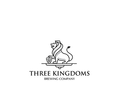 Three Kingdoms Brewing Company branding clean design esolzlogodesign icon illustration kingdom logo logo design professional simple three kingdoms brewing company