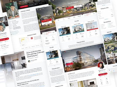 Real Estate Web & Mobile apartment house landing page mobile profile project realestate web
