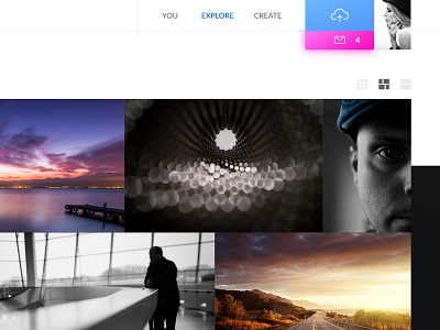 Flickr revamped album flickr gallery image notification picture upload view web