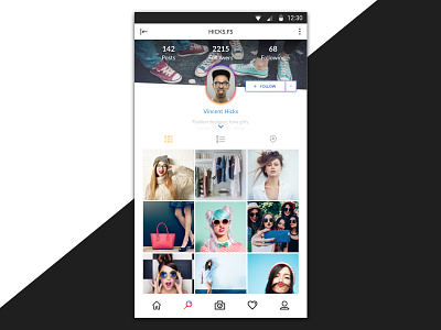 instagram - revamped follow gallery image instagram interface mobile picture social