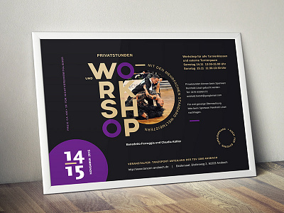 Workshop ballroom champions dance ferruggia koehler poster violet workshop