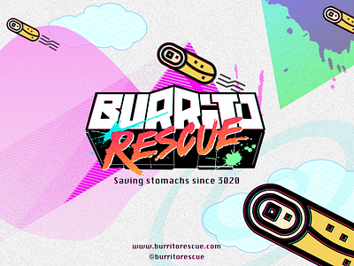 Burrito Rescue - Moodboard Exploration brand burrito burritorescue exploration logo moodboard streetart