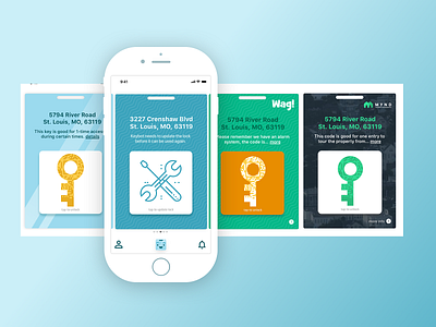 Keybot Mobile - Key Card Update & Partners android app app design ios keybot ui ux