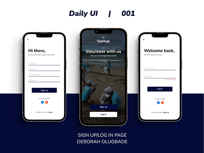 Sign Up page - Daily UI app ui
