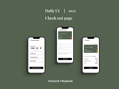 DAILY UI - Check out page