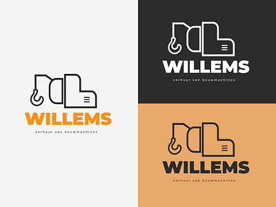 Logo-symbol for a construction equipment rental company