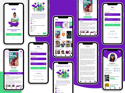 Wisr: E-Book Library Mobile App UI/UX Design