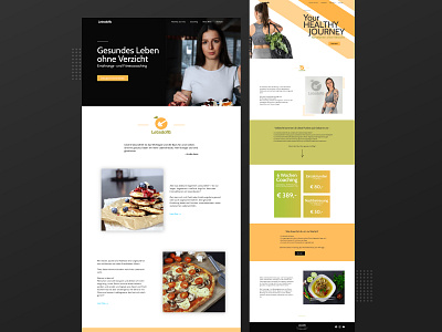 Nutrition Coach Web Design & Development branding design logo ui ux webdesign