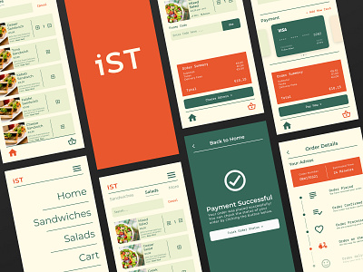 Food Delivery App UX Concept app branding design logo typography ui ux webdesign