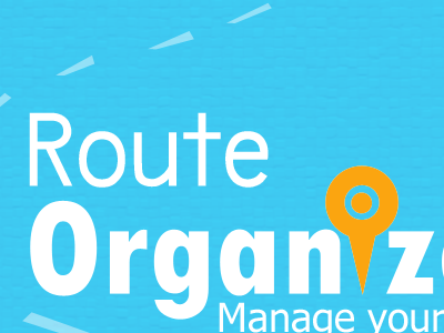 Route Organizer App-Splash Screen mobile design visual design