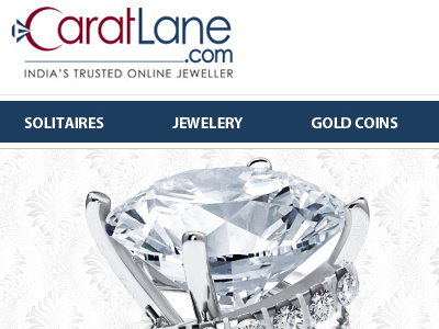 Caratlane ecommerce home page