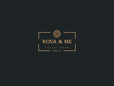 Rosa & Me Logo attire brand identity branding clothing logo logo design logos