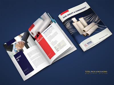 Total Pack & Packaging Brochure Design brand collateral brochure brochure design print design