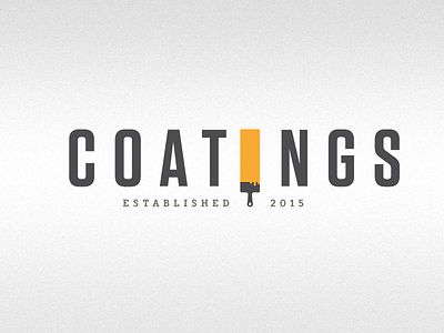 Coatings coatings logo design paint painting painting logo yellow logo