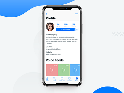 New iOS app for Voice Feed