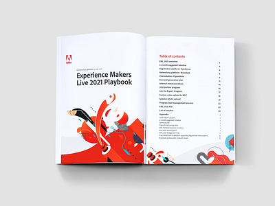 EML 2021 Program Documentation design graphic design illustration layout typography vector