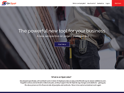 On Spot Jobs advert builders business design tools website