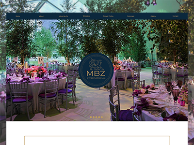 New Website Design for MadeByZoe events planner webdesign website