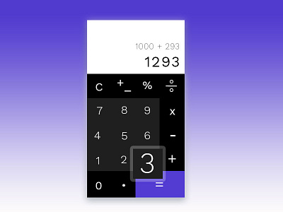 Day 4 - Calculator 004 004 ui 100 days calculator data ios numbers