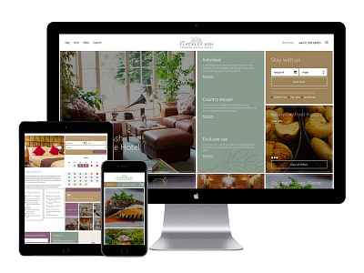 Flackley Ash hotel Rye holiday hotel interior mobile responsive rye seaside ui website