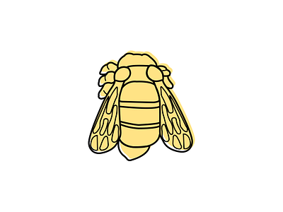 Bill Skinner Jewellery Bee bee bill skinner fly illustration jewellery line drawing