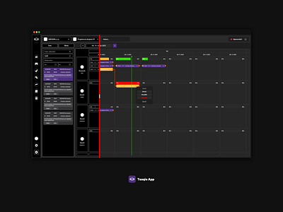 Tasqio Scheduling / UX vs UI Design graphic design project software task task scheduling ui ux