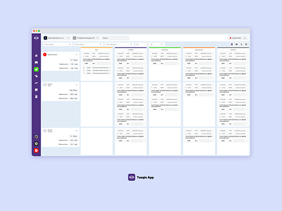 Tasqio Software Kanban Desktop UI Design app business design graphic design illustration kanban production project software task ui