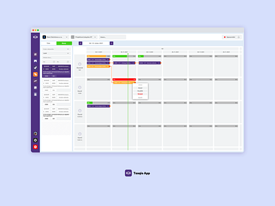 Tasqio Software (Task Planning) Desktop UI Design