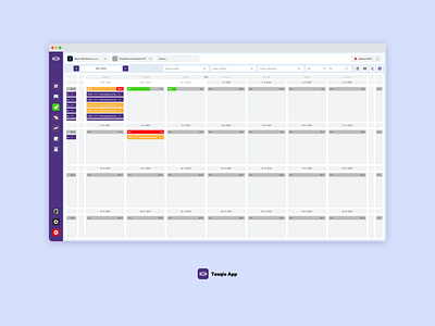 Tasqio Software (Task Calendar) Desktop UI Design