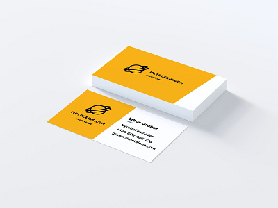 Metalerie Business Card With Logo Graphic Design