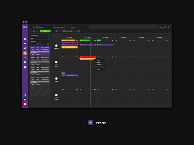 Tasqio Project Planning Software UI Design app design gantt graphic design illustration industrial kanban planning project software task ui user ux