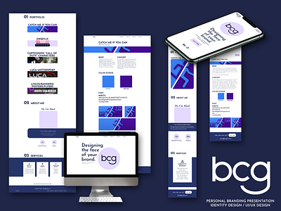 BCGRAPHICS - IDENTITY DESIGN / UI/UX DESIGN branding design figma graphic design identity logo photoshop portfolio ui uiux user interface ux web web design website