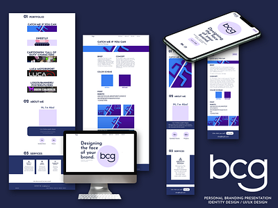 BCGRAPHICS - IDENTITY DESIGN / UI/UX DESIGN