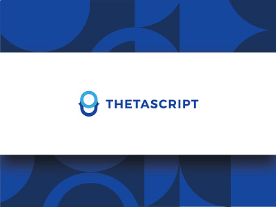 Branding for Thetascript blue braces brand branding devlopers identity javascript logo theta