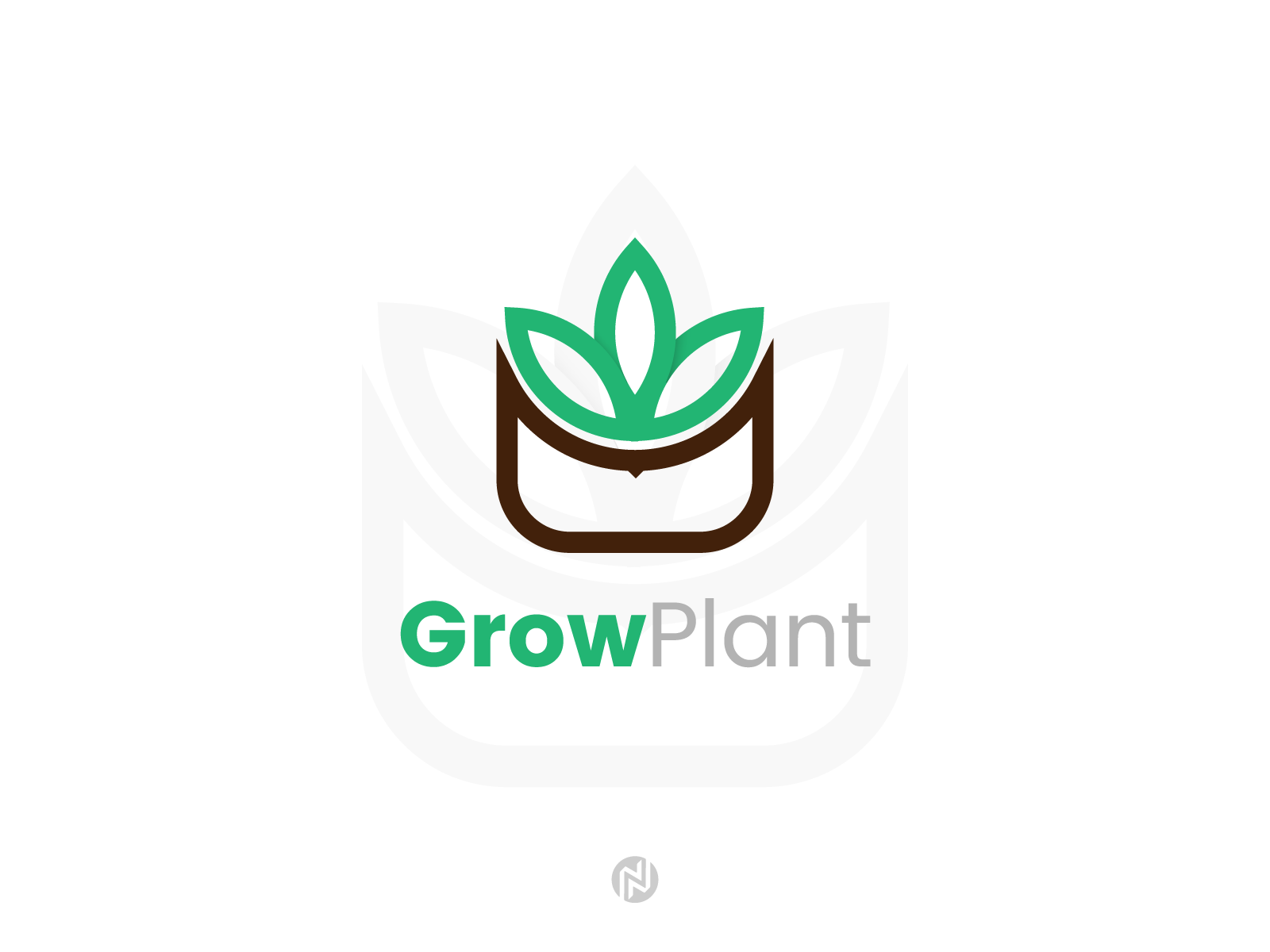 GrowPlant Logo Design | Nature Logo Mark by Naveed Gulzar on Dribbble