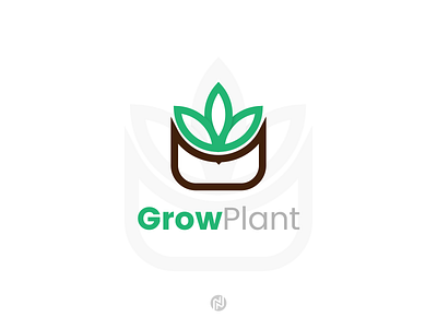 GrowPlant Logo Design | Nature Logo Mark