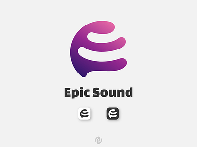 Epic Sound Logo Mark [Concept] | Letter E Logo Design app branding design gradient graphic design icon illustration logo logodesign minimal motion graphics musiclogo typography ui ux vector