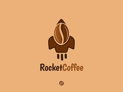 Rocket Coffee Logo Design | Coffee Logo Mark app branding coffeelogo design graphic design illustration logo logodesign minimallogo motion graphics typography ui vector