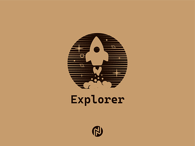 Explorer Logo Design | Vintage Logo Design app branding design graphic design illustration logo typography ui vector