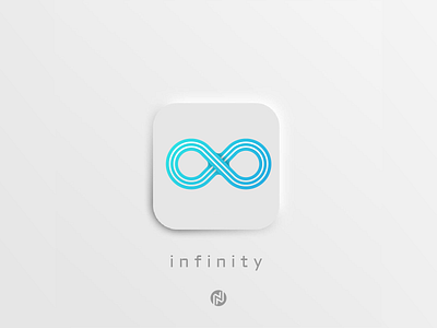 Infinity Icon animation app brandidentity branding classic design graphic design icon illustration logo logodesign minimal productdesign typography ui vector