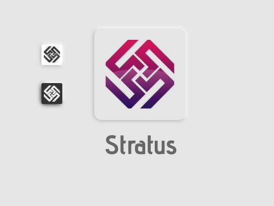 Stratus Logo Design | Grid Logo Mark