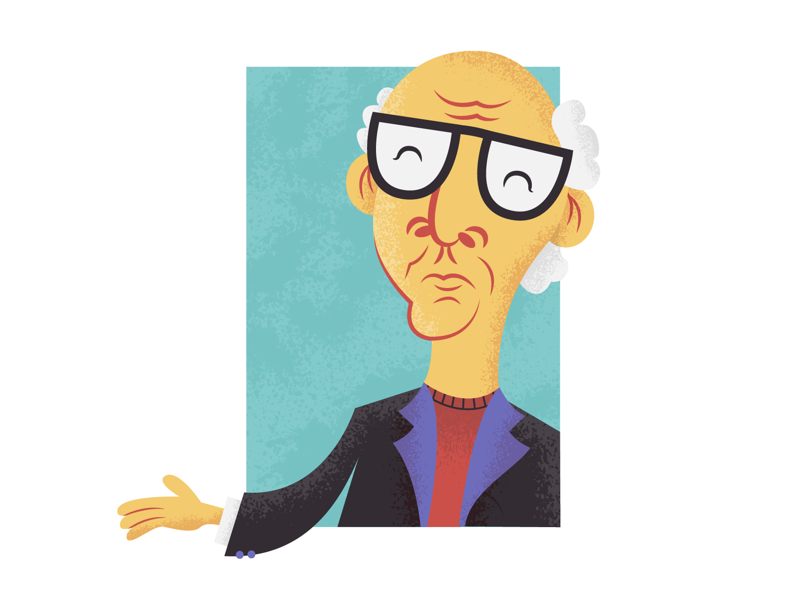 Larry David by Nate Farro on Dribbble