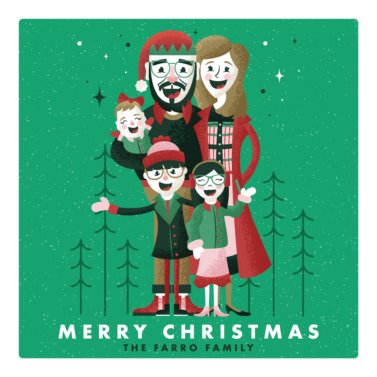 Farro Family Christmas Card 2020 By Nate Farro On Dribbble