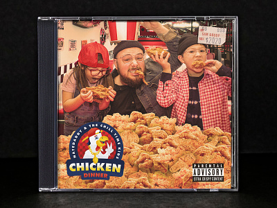 Chicken Dinner Album Cover album art album cover bbq bbq sauce chicken chicken tenders chicken wings chickfila rap rap album sam goody
