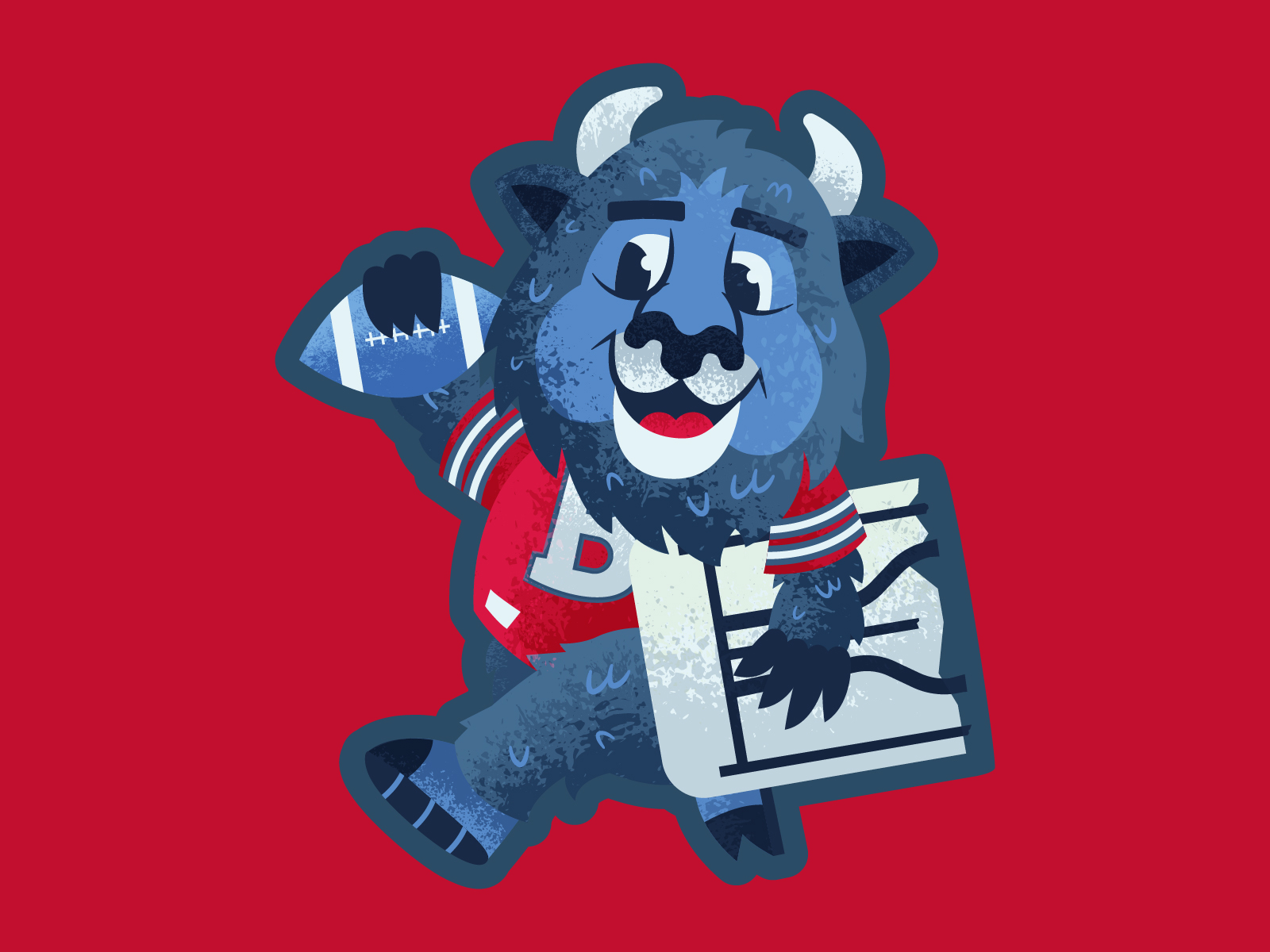 Lil' Billy Buffalo by Nate Farro on Dribbble