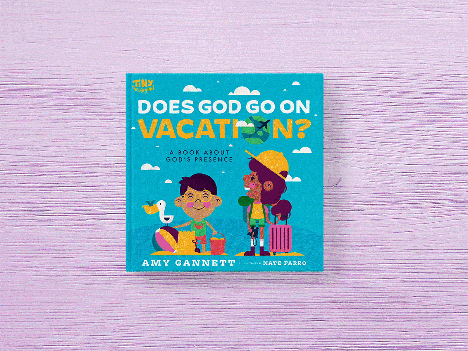 Does God Go On Vacation? jesus kid lit kid lit art kidmin kids book kids book art kids books kidslit kidsmin lifeway theology tinytheologians